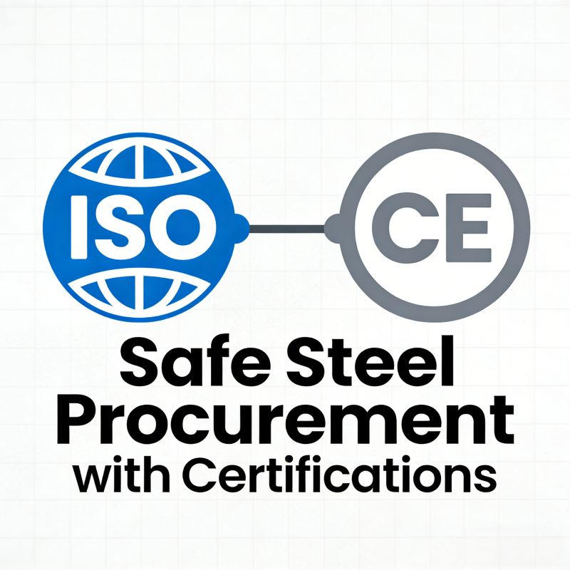 ISO Certification & CE Certification for Safe Steel Procurement