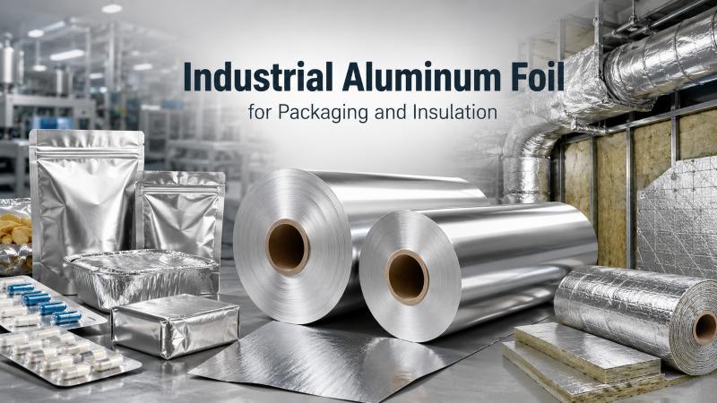 Industrial Aluminum Foil for Packaging and Insulation